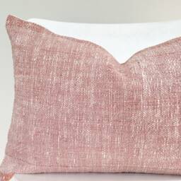 Brown Tribal Hemp Hand Woven Natural Dye Color Pillow Cover - thumbnail 2
