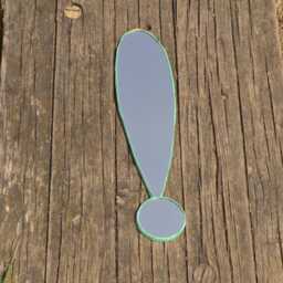 Exclamation Point Mirror, Decorative Mirror, Irregular Mirrors, Funny Teacher Gift, Grammar Frameless Student Gifts - thumbnail 1