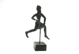 Bronze Running Spartan Woman , Greek Museum Reproduction Of A Sculpture From British Museum, Quality Art - thumbnail 1