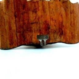 "Wood Carving Elephant Head Natural Teak Hand Carved Wooden Wall Hanging Handmade Art Home Decor/Gift 12""x12" - thumbnail 4