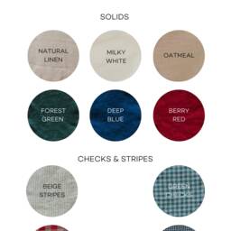 Linen Baby Cot Fitted Sheet Hypoallergenic Crib Bedding - thumbnail 4