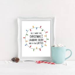 Christmas Sign, Decor, Wall Art, Funny Printable, Christmas Decorations, Party Sign - thumbnail 1