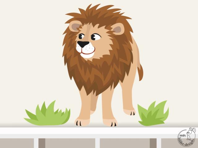 "Wall Sticker ""Lion I." - image 1