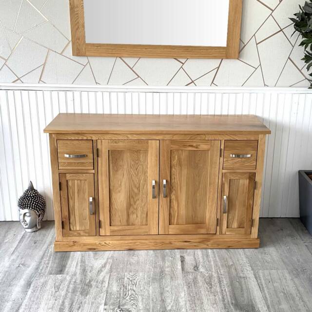 Hand Crafted Solid Oak Bathroom Cabinet - Contemporary Storage - image 1