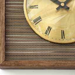 Wooden Wall Clock - New 25cm Handmade Retro Style Mid Century Vintage French Gift Off The Clocks - thumbnail 4