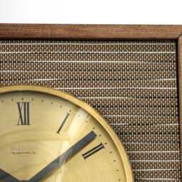 Wooden Wall Clock - New 25cm Handmade Retro Style Mid Century Vintage French Gift Off The Clocks - thumbnail 3