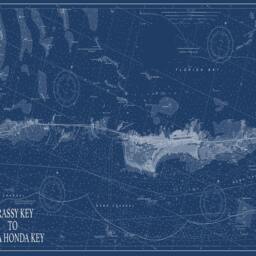 Florida Keys Chart Art Print Photo Paper, Matte, Or Canvas Giclee - thumbnail 2