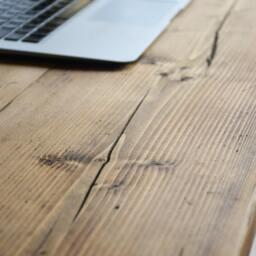 Westerton Home/Office Wooden Desk - Rustic Reclaimed Wood With A Modern Look, Industrial Desk, Office Furniture Various Stains - thumbnail 2