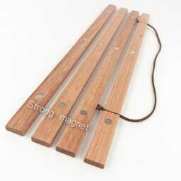 Wooden Magnetic Poster Hanger For Art Print, Calendar Hanger, Tea Towel Wall Hanging, Picture - thumbnail 3