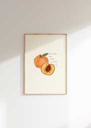 Hot Girls Are Team Conrad - The Summer I Turned Pretty Quote Wall Print - Tv Poster Tsitp Lover Peach Art - thumbnail 1