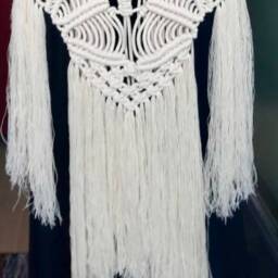Bohemian Macrame Wall Hanging - thumbnail 4