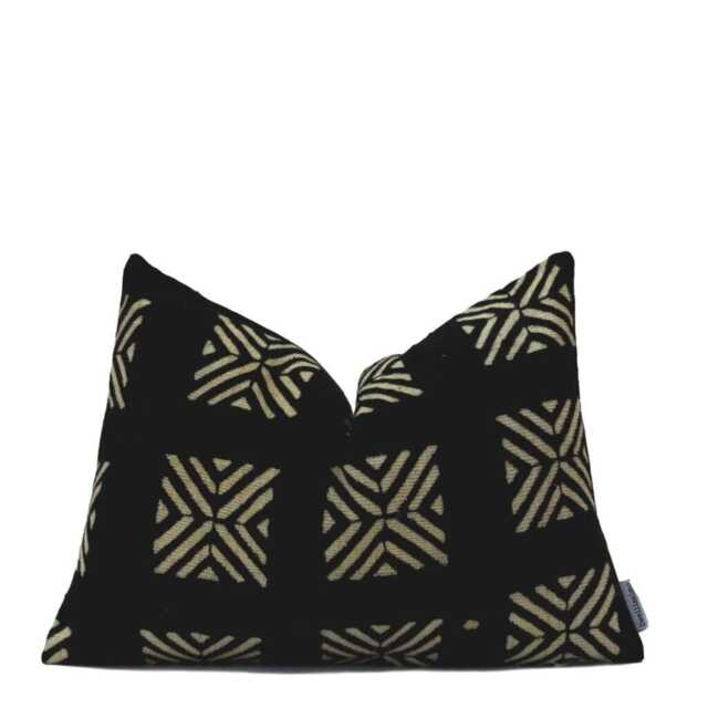 Black & White Mud Cloth Pillow Cover Geometric African - image 1