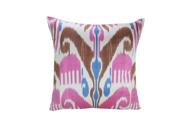 Hand Dyed Ikat Pillow Cover - image 1