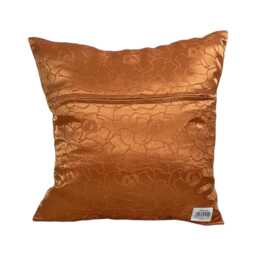 Set Of 4 Floral Orange Pillow Covers Filled - 16x16 - thumbnail 3