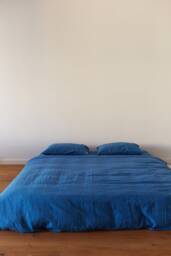 Blue Linen Bedding Set, Duvet Cover European Flax Bedding, Stonewashed Bed Queen King Twin Anniversary
