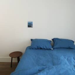 Blue Linen Bedding Set, Duvet Cover European Flax Bedding, Stonewashed Bed Queen King Twin Anniversary - thumbnail 4