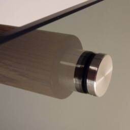 Exclusive Fireplace Log Holder, Magazine Rack, Flower Stand From Tinted Glass - thumbnail 4