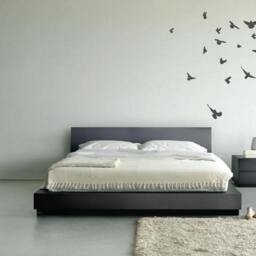 "Flock Of Birds Flying Angry Pigeon Wall Nursery Decal Highly Detailed 1169 34"" Wide X 28" - thumbnail 3