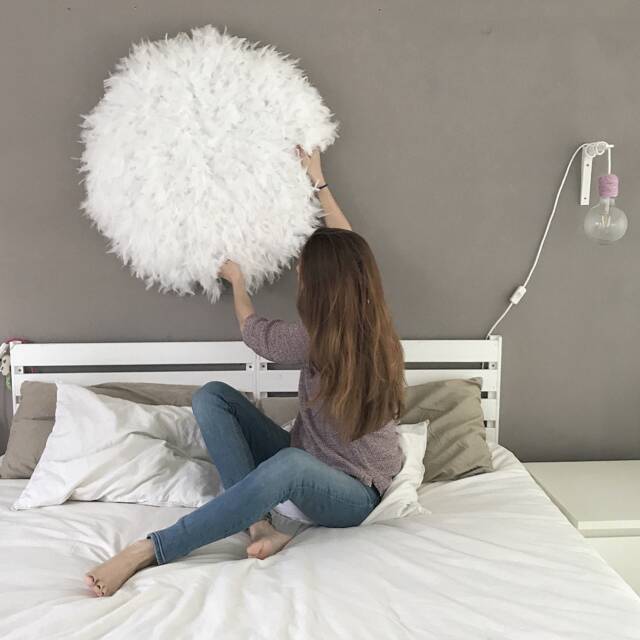 Juju Hat Wall Decor, White Hat, Wall Decor Jujuhat, White, Hats, Feather Juju - Juju - image 1