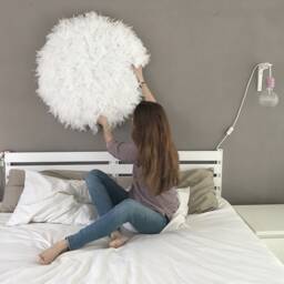Juju Hat Wall Decor, White Hat, Wall Decor Jujuhat, White, Hats, Feather Juju - Juju - thumbnail 1