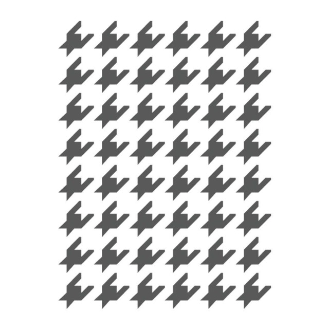 Houndstooth Stencils Template For Crafting Canvas Diy Decor Wall Art Furniture - image 1