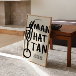 Manhattan Print, Classic Cocktail Retro Wall Art, Kitchen Prints, Aesthetic Decor, Gallery Wall, Home Inspo, Unframed - thumbnail 3