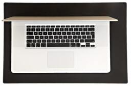 Recycled Leather Desk Mat Office Keyboard Pad - 19.5x15.5'' - thumbnail 1
