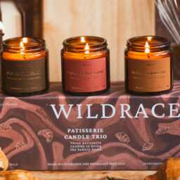 Croissant Bakery Scented Candle Gift Set - Patisserie Luxury Candles, 100% Soy Wax, Handmade in The UK Pain Au Chocolat, Buttery Pastry - thumbnail 2