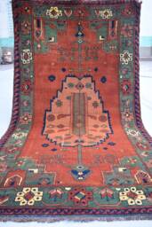 6.11 X 3.10 Turkmen Carpet/Turkmen Rug, Handmade, Brand 100% Wool High Quality, Kitchen Hallway Entryway Wall Hanging Rug - thumbnail 1