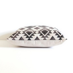 Aztec Linen Throw Pillow Cover Bohemia Pattern, Boho Cushion - 45x45cm - thumbnail 2
