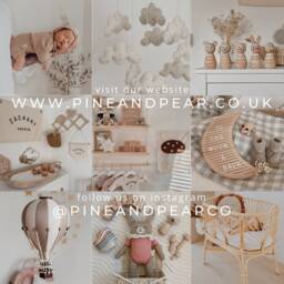 Wooden Star Bunting/Garland Nursery Decor Natural - Scandi Boho Decor - thumbnail 3
