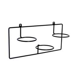 Davalia Wall Planter For 3 Plants, Metal Plant Holder, Modern Indoor Hanging Planter, Wandpflanzenhalter, Portapiante Da Parete - thumbnail 4
