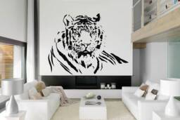 Tiger Wall Decal African Wildlife Vinyl Interior Art T1304 - thumbnail 1