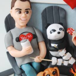 Family Portrait Illustration First Time Mom Gift - thumbnail 4