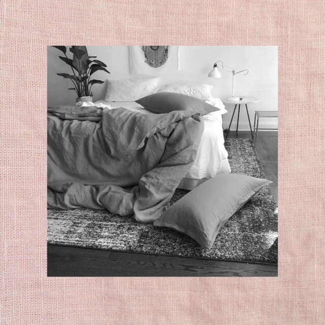 Blush Pink Linen Duvet Cover - Modern Bedding 100% Flax Made To Order in The Usa - image 1
