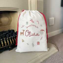 Personalised Christmas Sack - Family Sacks Toy Decorations - thumbnail 3