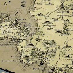 Anglesey Canvas, Ynys Mon Fantasy Map, Gift For Him Her, Present Mum Dad, County Cymraeg Art, Print - thumbnail 3