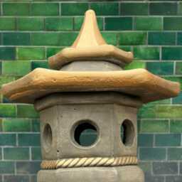 Outdoor Pagoda Statue Concrete Zen Garden Figurine Stone Lantern Decor Pagoda Sculpture Tranquil Yard Art Lawn Ornament Christmas Present - thumbnail 3
