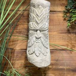 Stone Garden Tribal Green Man Statue Ornament/ Hanger - thumbnail 4