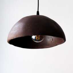 Handmade Clay Pendant Light, Organic Minimalist Lighting, Kenso, Wabi Sabi - thumbnail 3