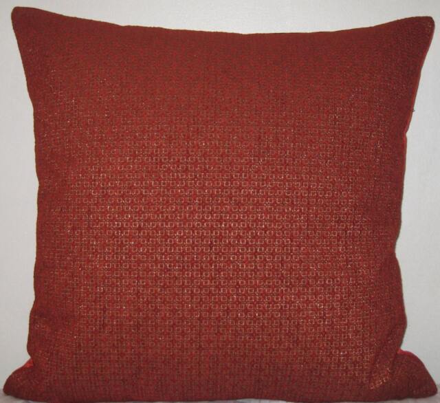 "Chenille Ikat Pattern Decorative Pillow Cover-20""x20" - image 1