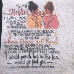 Custom Best Friend Gift, Personalized Blanket, Friends To My Bestie, You're Person, Ladies Gifts, Blankets - thumbnail 3