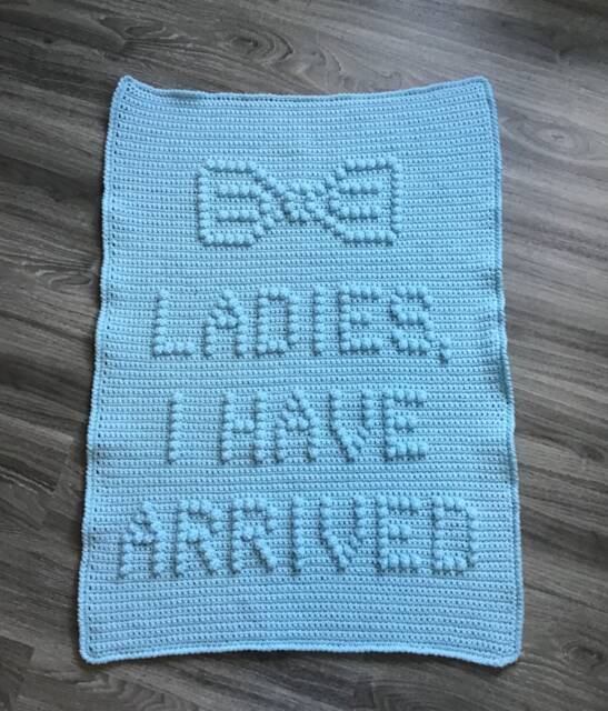 Ladies, I Have Arrived ...crochet Baby Blanket Pattern - image 1