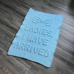 Ladies, I Have Arrived ...crochet Baby Blanket Pattern - thumbnail 2