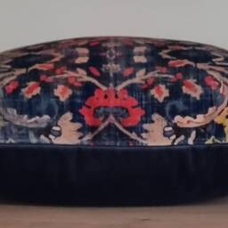 Linwood Omega Prints Genie Blue & Velvet Cushion Cover 35x45 cm - thumbnail 2