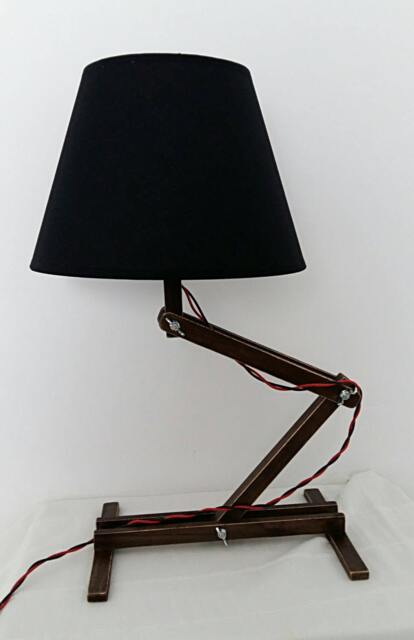 Flexible Lamp, Wooden Wooden Desktop Decorative Table Folding Dressing Light Wood - image 1