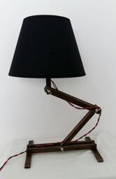 Flexible Lamp, Wooden Wooden Desktop Decorative Table Folding Dressing Light Wood