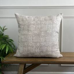 Astrid - Pomegranate Print Linen Handmade Cushion Cover - The Brunswick Collection - thumbnail 3