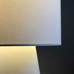 Modern Minimalist Table Lamp in White. Handmade For The Living Room Or As A Bedside Lamp. Contemporary Lighting - thumbnail 3