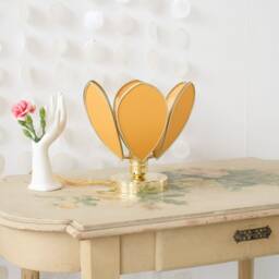 Flower Table Lamp - Honey & Gold - thumbnail 2
